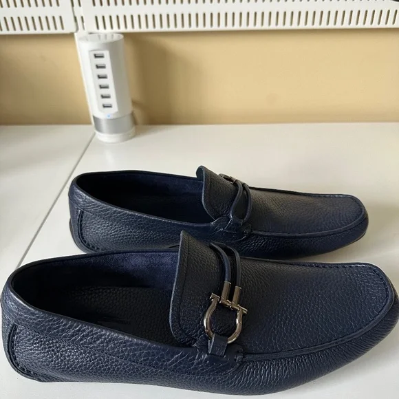 Salvatore Ferragamo Mens Shoes Drivers Loafers 9.5